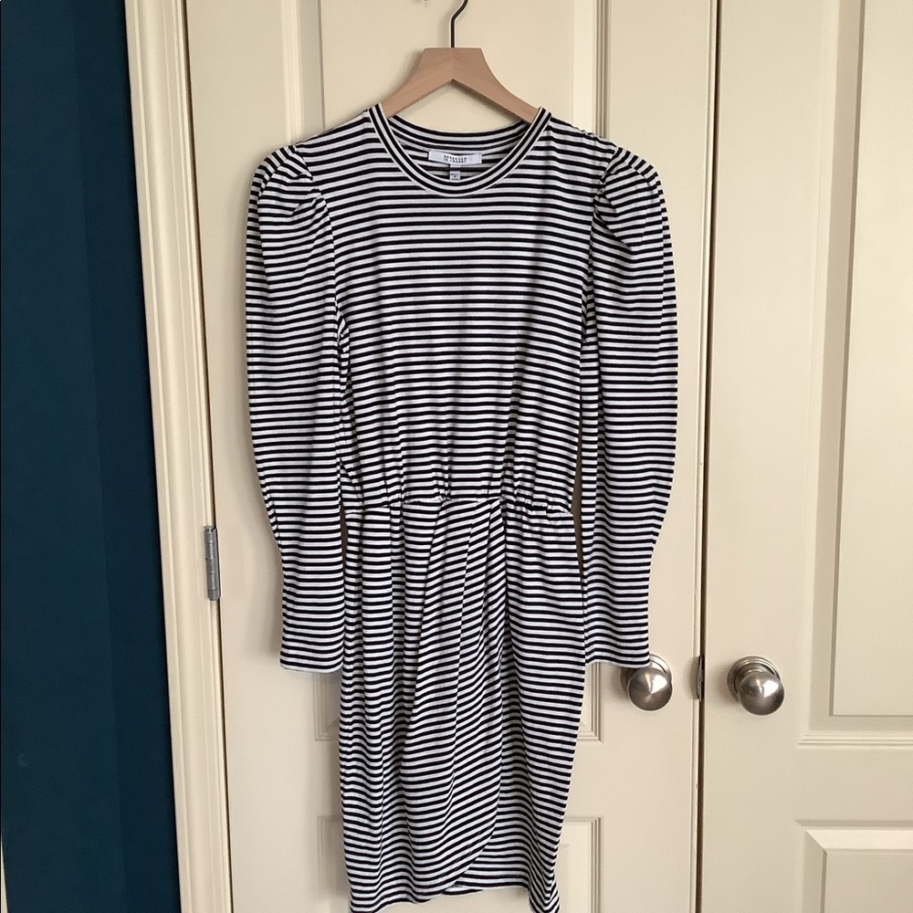 Derek Lam 10 Crosby Nyla Puff Sleeve Dress Size M